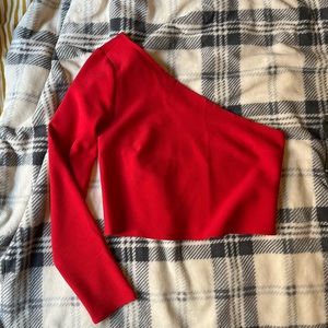 One shoulder top